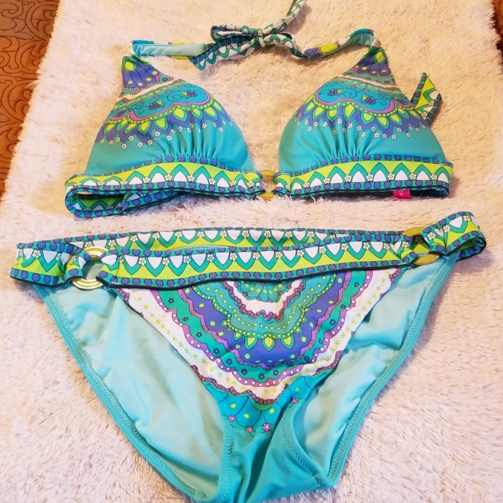 Victorias Secret bikini w/lime accents